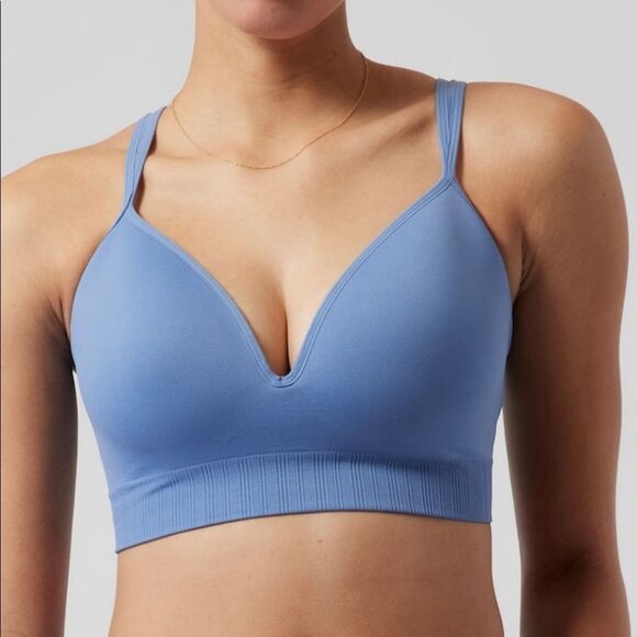 Athleta Other - NWT  Athleta Embrace Bra A-C Cottage Blue Extra Large